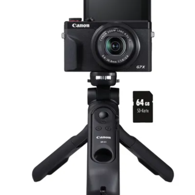Canon PowerShot G7X Mark III Vlogger Kit Zwart